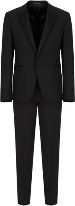 Emporio Armani Business kostuum Zwart Heren