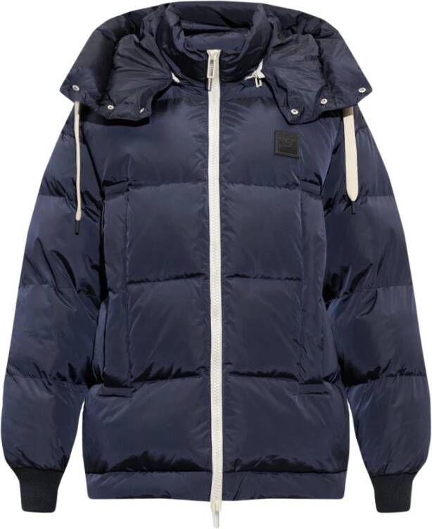 Emporio Armani Gewatteerde jassen Blauw Heren