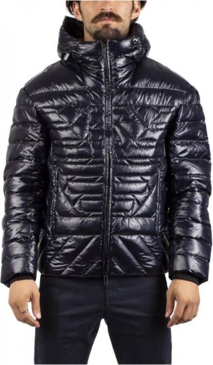 Emporio Armani Gewatteerde jassen Blauw Heren
