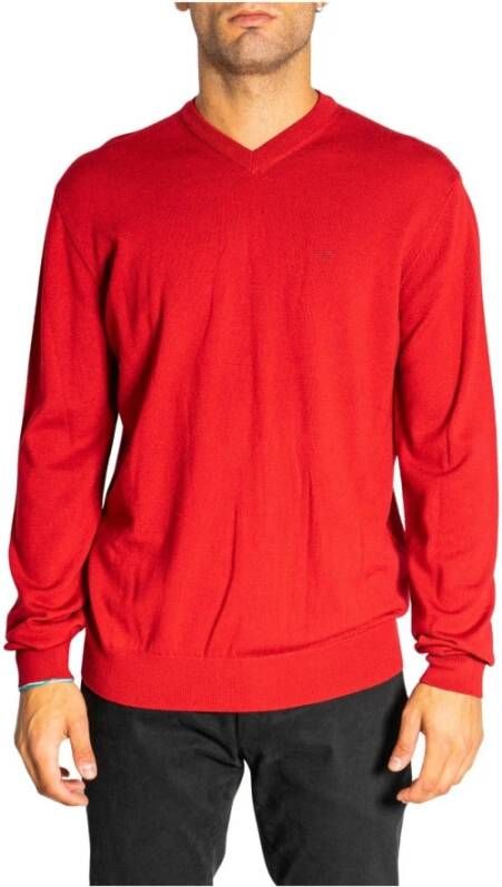 Emporio Armani Gebreide kleding , Rood, Heren