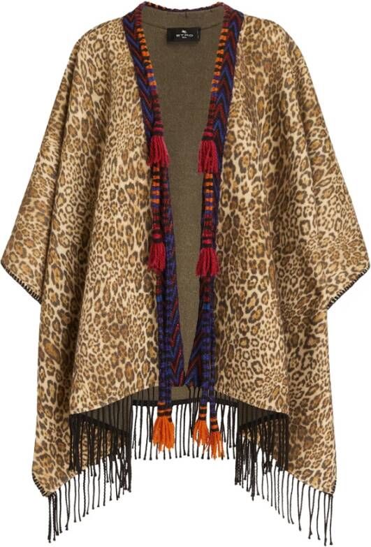 ETRO Poncho's Bruin Dames