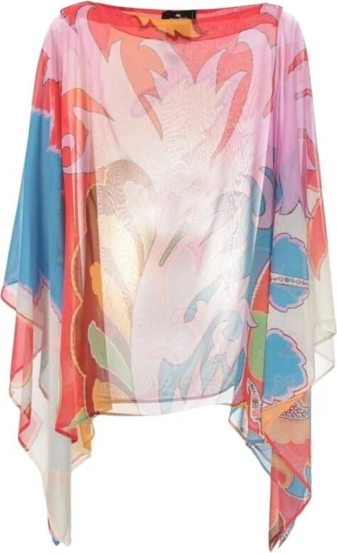 ETRO Poncho's Rood Dames