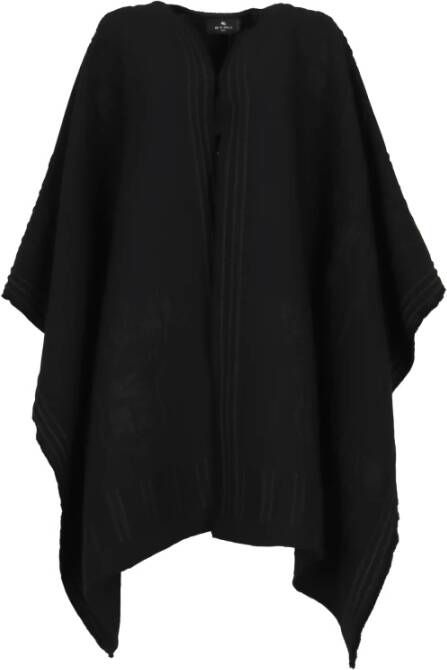 ETRO Poncho's Zwart Dames