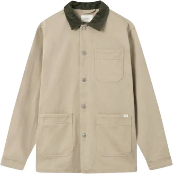 Forét Spijkerjassen Beige Heren