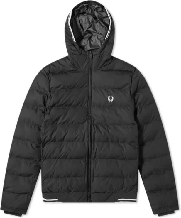 Fred Perry Gewatteerde jassen Zwart Heren