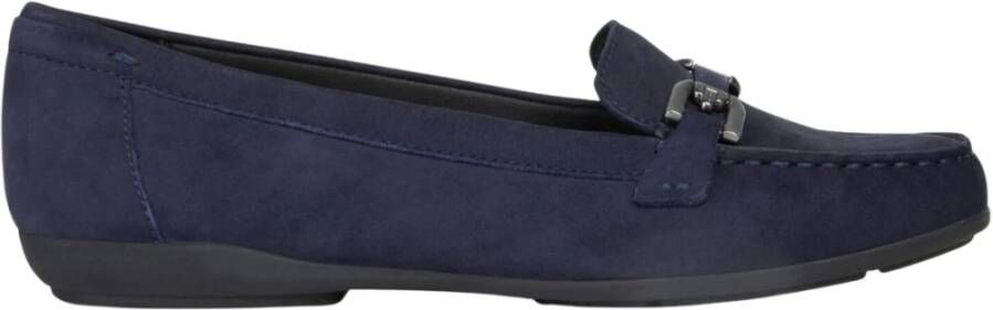 Geox Instappers & Slip ons Blauw Dames