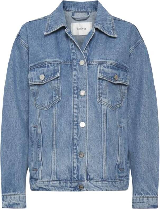 Gestuz Blauwe Spijkerjas Dena Gz Denim Jacket