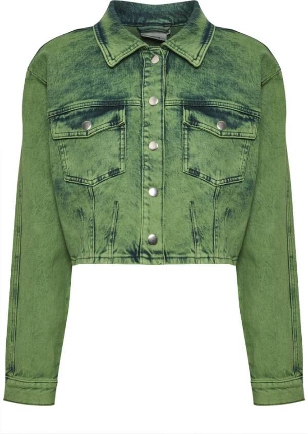 Gestuz Spijkerjassen Groen Dames