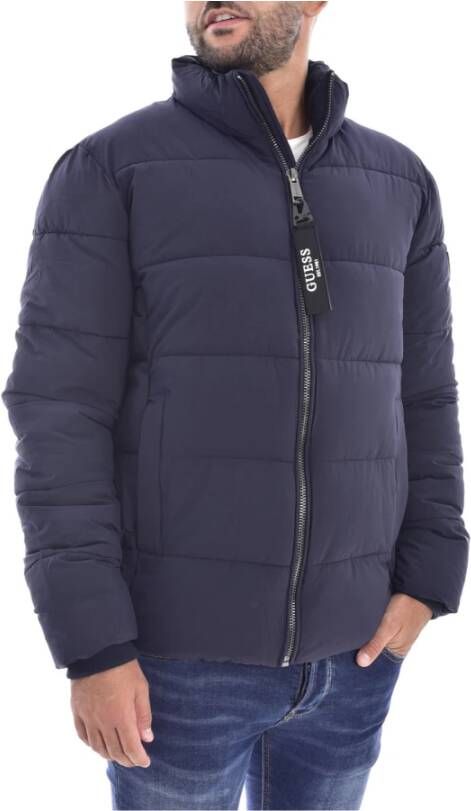 Guess Gewatteerde jassen Blauw Heren