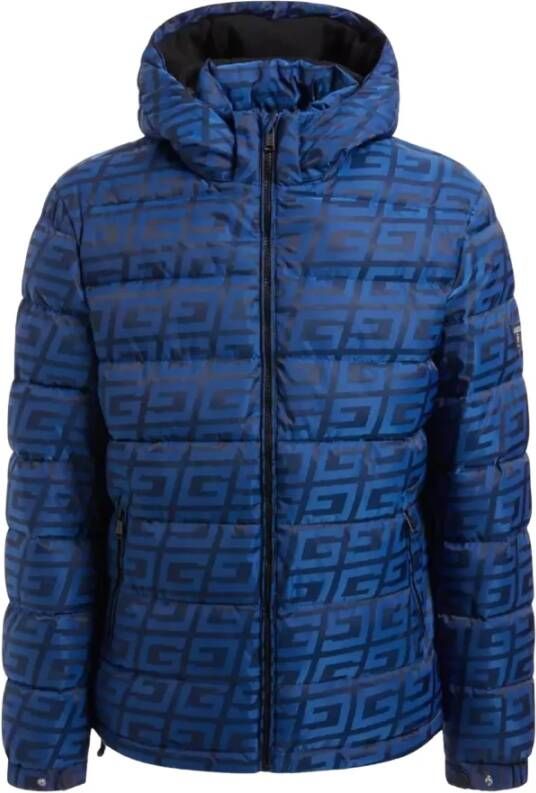 Guess Gewatteerde jassen Blauw Heren
