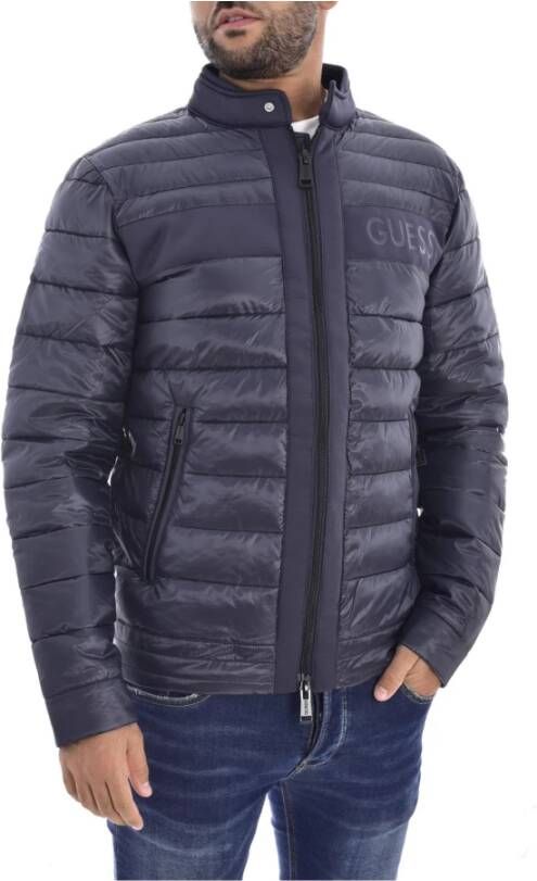 Guess Gewatteerde jassen Blauw Heren