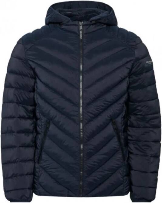 Guess Gewatteerde jassen Blauw Heren
