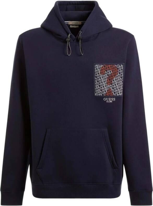 Guess Hoodies & sweatvesten Blauw Heren