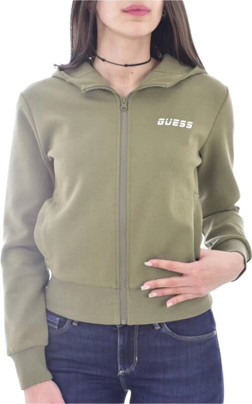Guess Hoodies & Sweatvesten Groen Dames