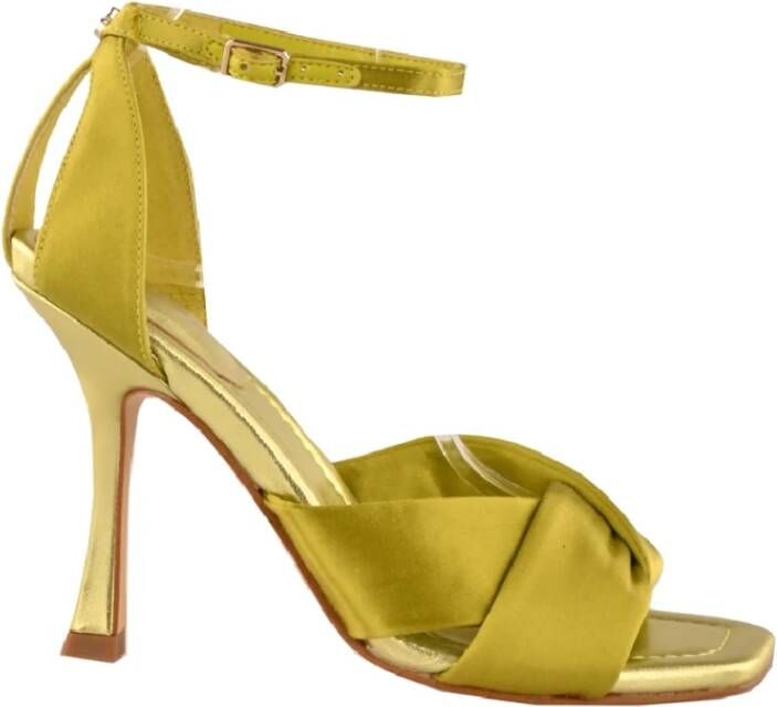 Guess Hoge hiel sandalen , Groen, Dames