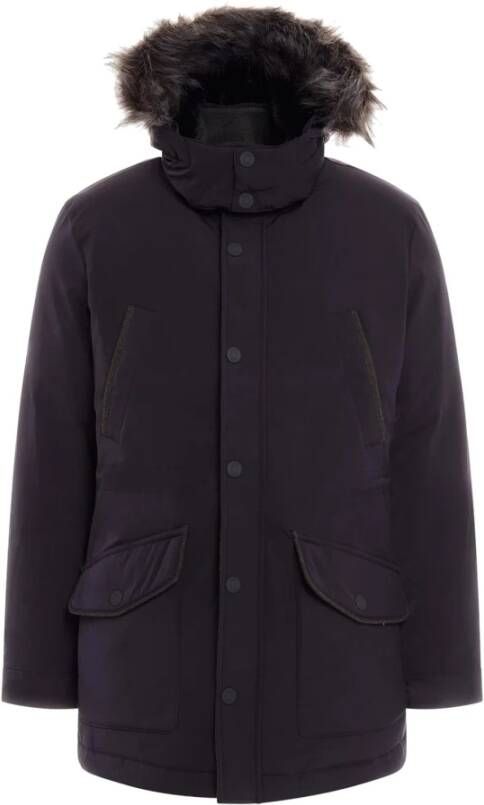 Guess Winterjassen Blauw Heren