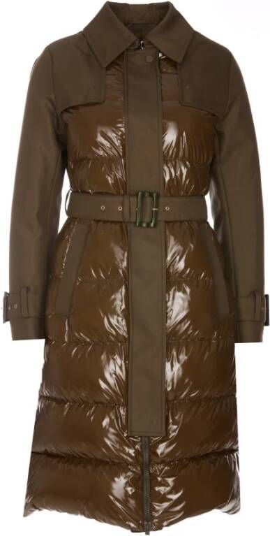 Herno Trenchcoats & Mantels Groen Dames
