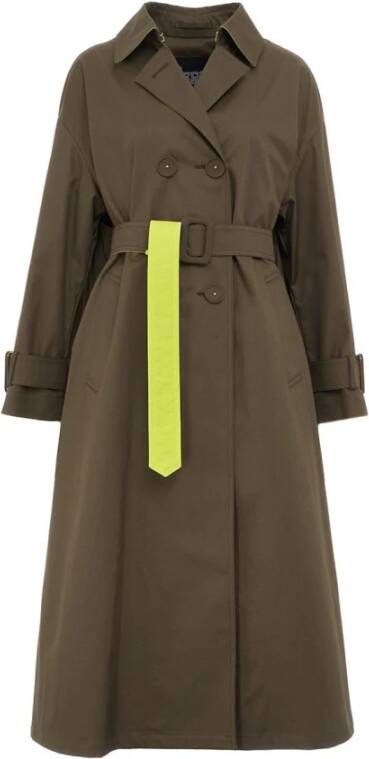 Herno Trenchcoats & Mantels Groen Dames