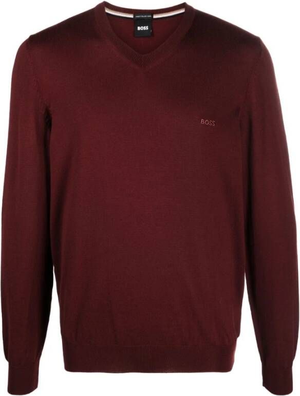 Hugo Boss Gilets Rood Heren