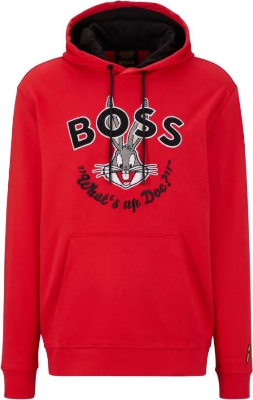 Hugo Boss Hoodies & sweatvesten Rood Heren