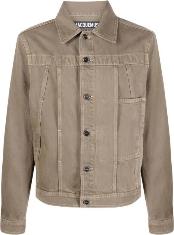 Jacquemus Spijkerjassen Groen Heren