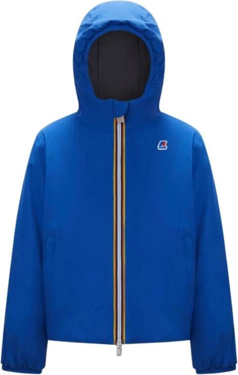 K-way K Way Coats K Way, Blauw, Heren