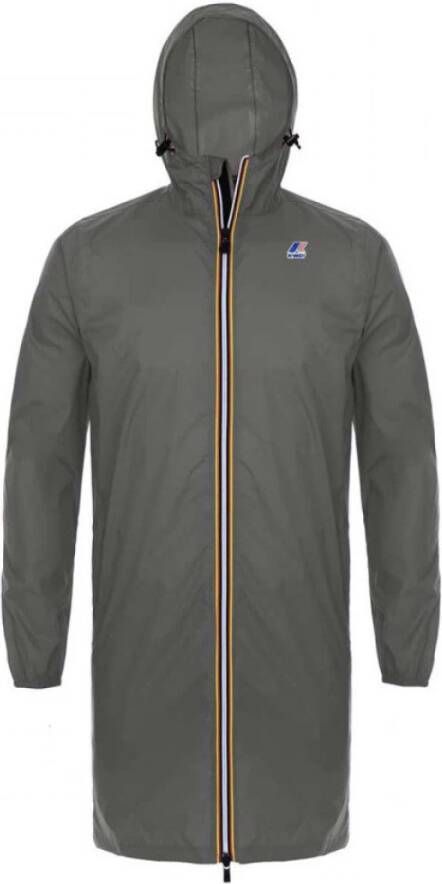 K-way Den virkelige 3.0 Eiffel regnfrakk K Way, Grijs, Heren
