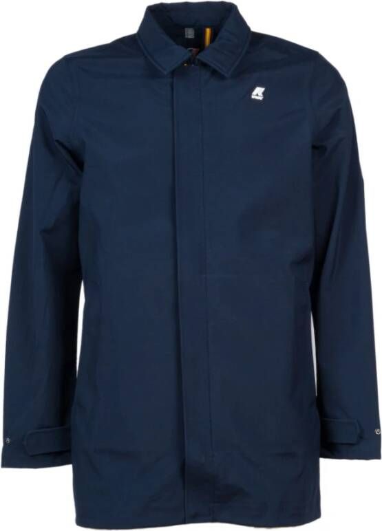 K-way Benny Bonded JERSEYTessuto 3 strati nylon K Way, Blauw, Heren
