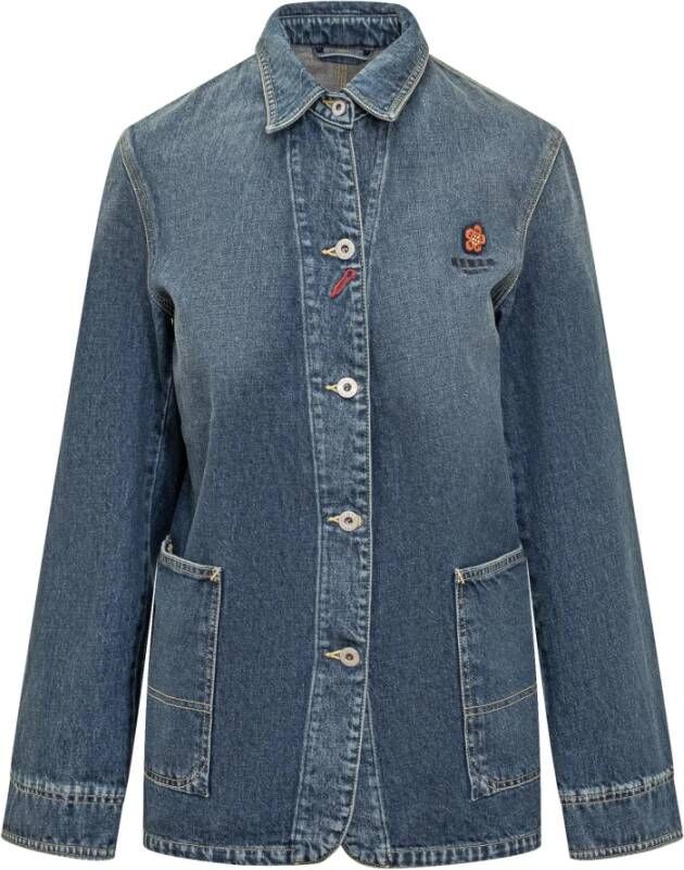 Kenzo Spijkerjassen Blauw Dames