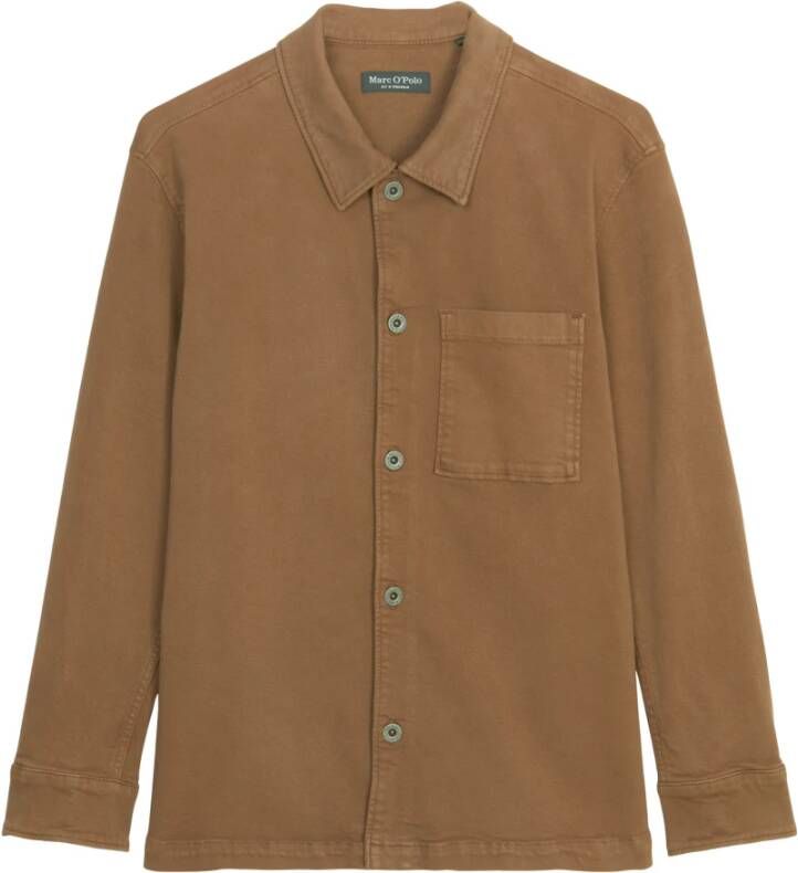 Marc O'Polo Casual Overhemden Bruin Heren