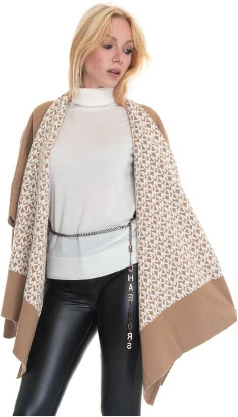 Michael Kors Poncho's Beige Dames