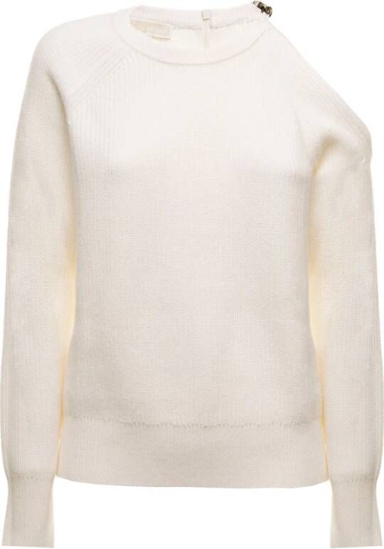 Michael Kors Round neck Knitwear , Wit, Dames