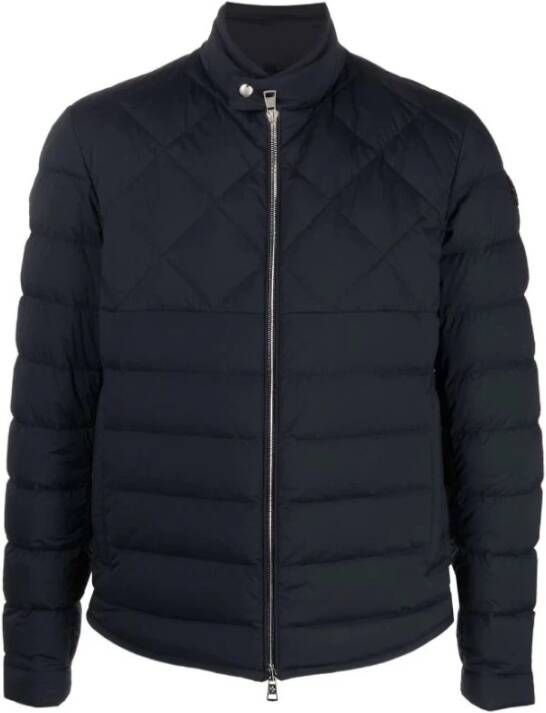 Moncler Choquart Short Down Jacket , Blauw, Heren