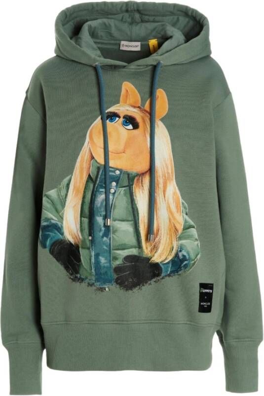 Moncler Hoodies & Sweatvesten Groen Dames