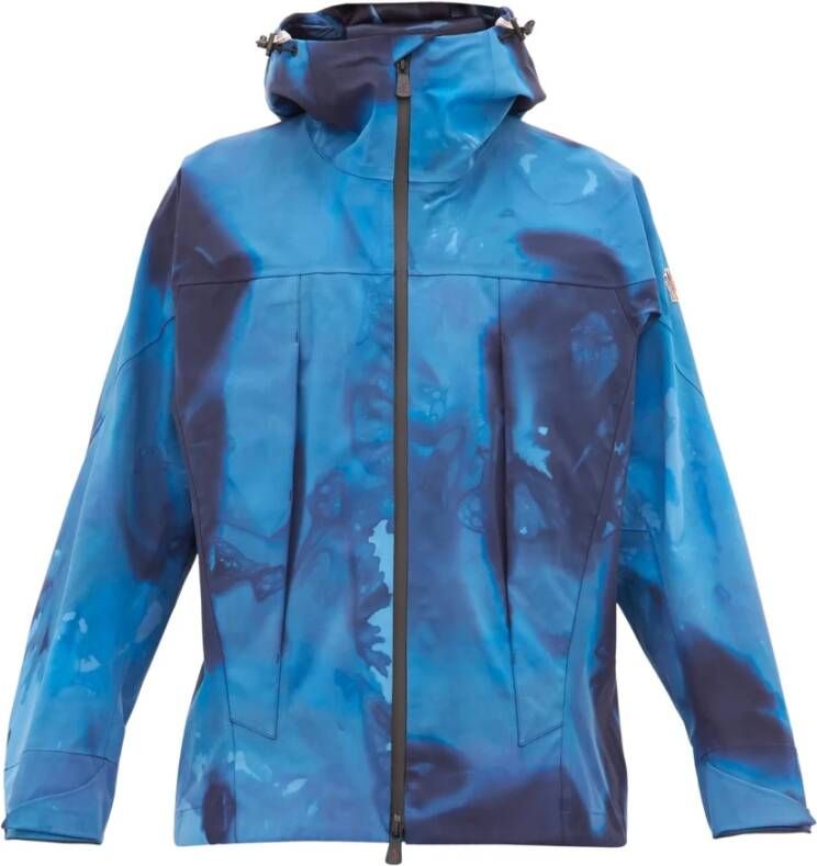 Moncler Grenoble Tie Dye Jacket , Blauw, Heren