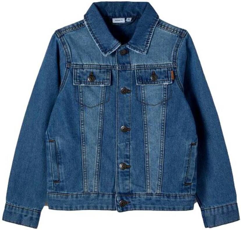 NAME IT KIDS spijkerjas NKMTPIMS met biologisch katoen stonewashed