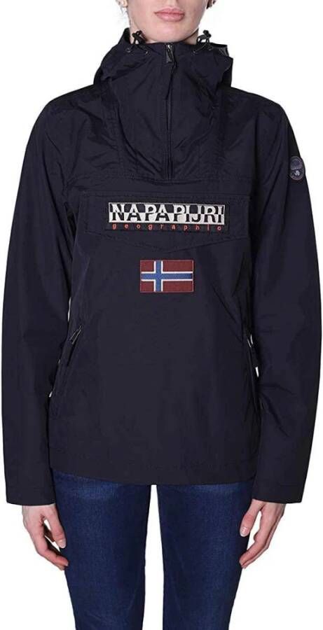 Napapijri Rainforest S W Pocket Giacca, Nero, Donna , Zwart, Dames