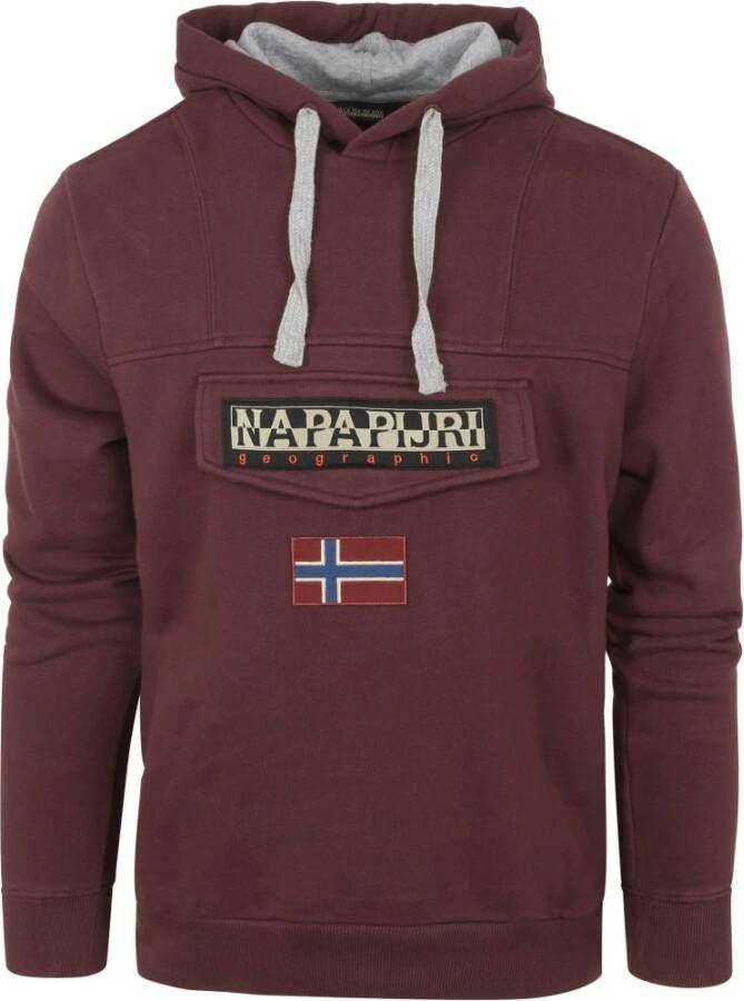 Napapijri Hoodies & sweatvesten Rood Heren