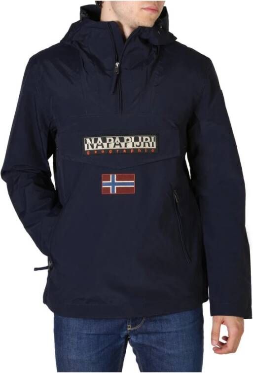 Napapijri Jacket Rainforest_np0a4eco , Blauw, Heren