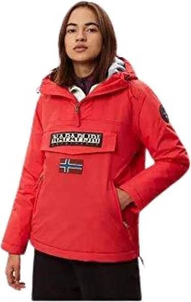 Napapijri Rainforest anorak met capuchon en halve rits