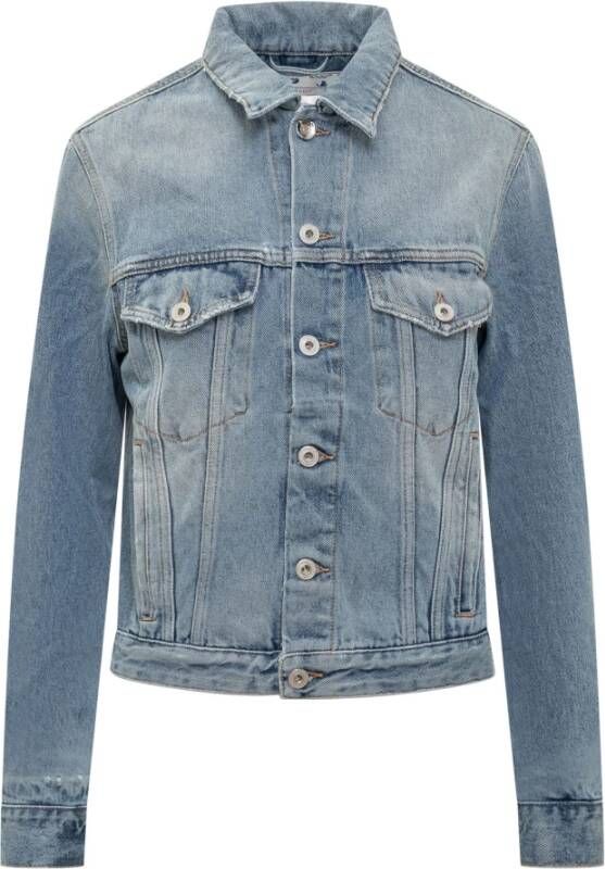 Off White Rechte spijkerbroek , Blauw, Dames