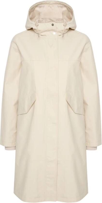 Part Two Regenjassen Beige Dames