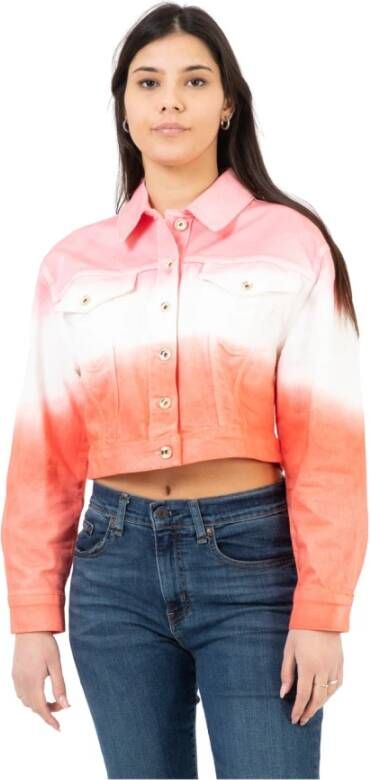 PATRIZIA PEPE Spijkerjassen Oranje Dames