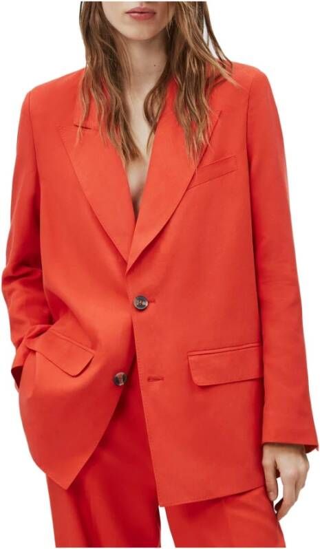 Pepe Jeans Blazer lola rood voor vrouwen , Rood, Dames