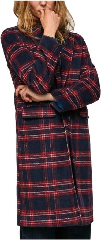 Pepe Jeans Trenchcoats & Mantels Blauw Dames