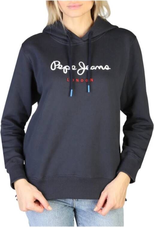 Pepe Jeans Hoodies & Sweatvesten Blauw Dames