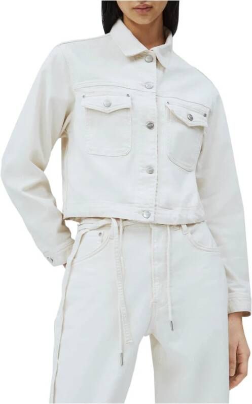 Pepe Jeans Spijkerjassen Wit Dames