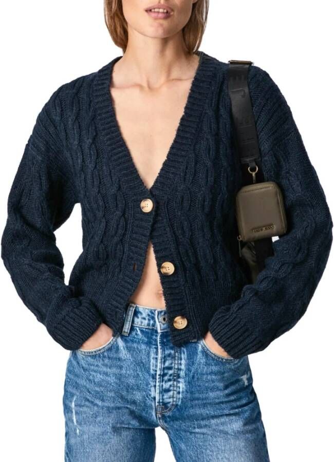 Pepe Jeans Vesten Blauw Dames