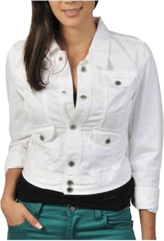 Pepe Jeans Vaquera Bennie jas , Wit, Dames