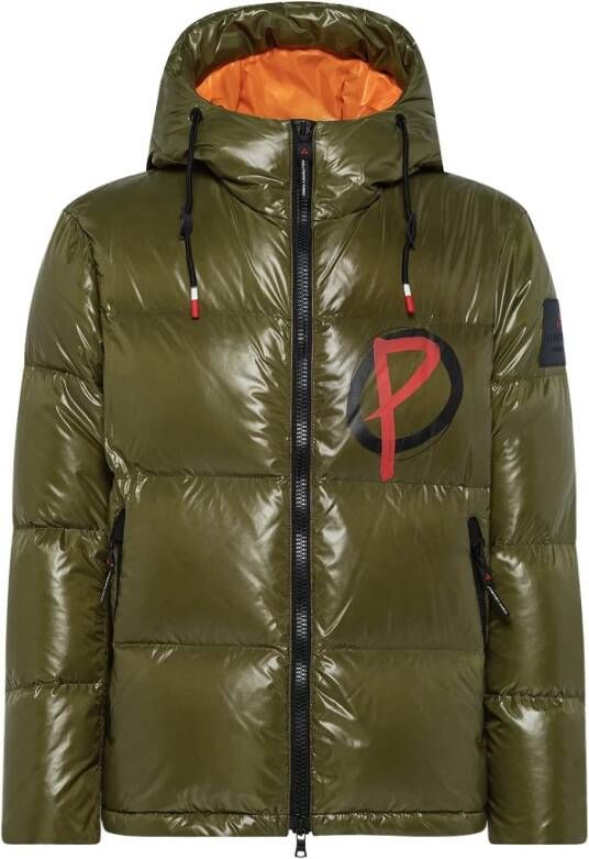 Peuterey Oversized jas gemaakt met econylgaren , Bruin, Heren